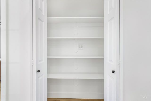 view of closet