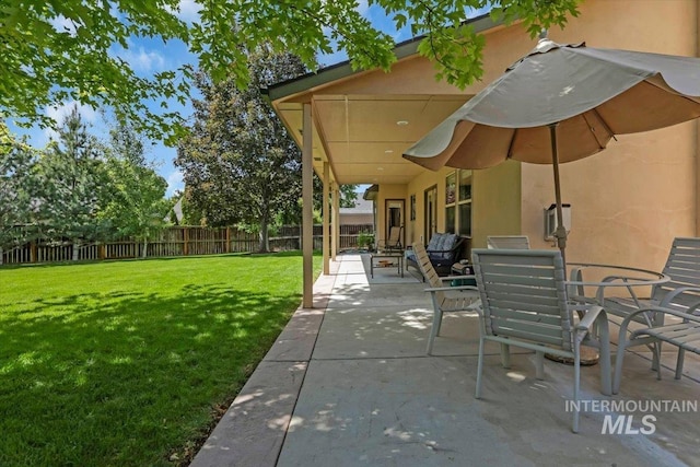 2627 E Moog St, Meridian, ID 83646 - view of patio featuring outdoor dining space