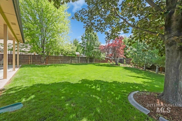 2627 E Moog St, Meridian, ID 83646 - view of yard featuring a patio area