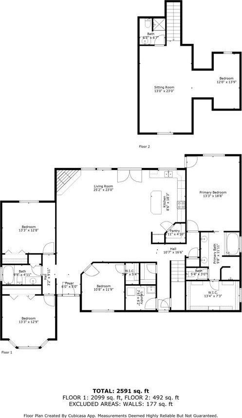 2627 E Moog St, Meridian, ID 83646 - property floor plan