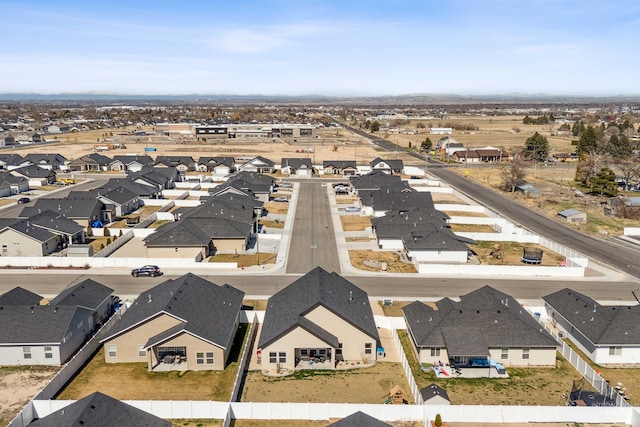 drone / aerial view featuring a residential view