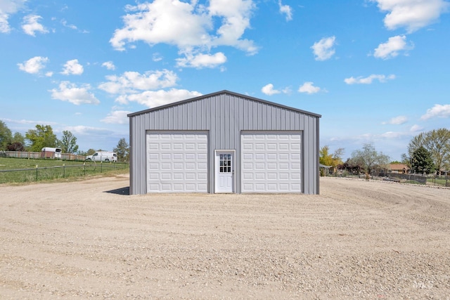 17293 Goodson Rd, Caldwell, ID 83607 - detached garage with dirt driveway and fence