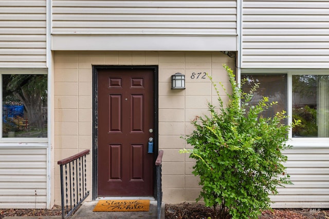 view of entrance to property