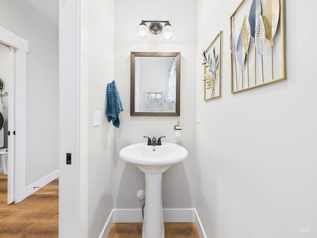 515 School St, Albion, ID 83311 - bathroom featuring wood finished floors
