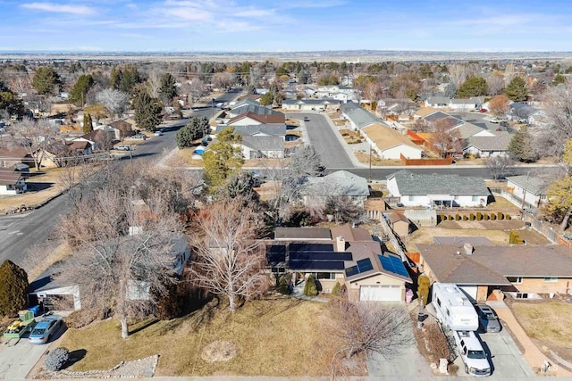 drone / aerial view featuring a residential view