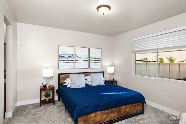 bedroom featuring carpet floors