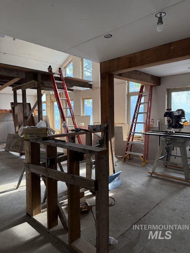 dining area featuring heating fuel