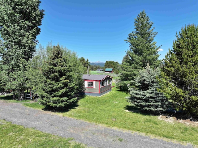 22 Flemming Ln, Mccall, ID 83638 - view of front of house with a front lawn