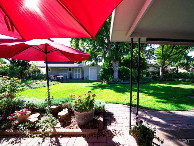 506 Fair Ln, Nampa, ID 83686 - view of yard with a patio