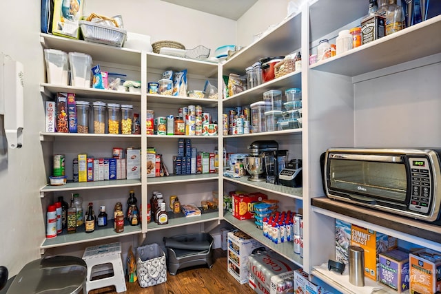 view of pantry