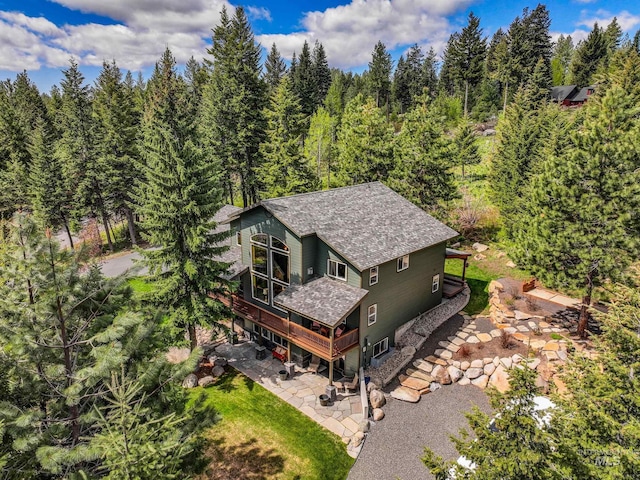 1611 Woodhaven Ln, Mccall, ID 83638 - view of subject property with a forest