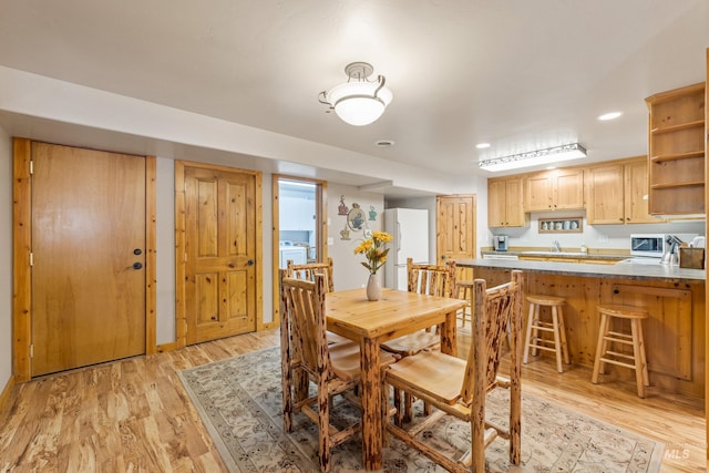 1611 Woodhaven Ln, Mccall, ID 83638 - dining area with light wood-type flooring