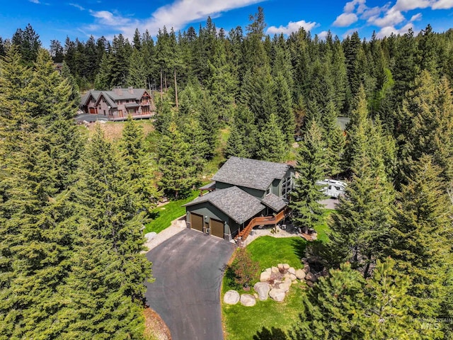 1611 Woodhaven Ln, Mccall, ID 83638 - aerial view of property and surrounding area featuring a forest
