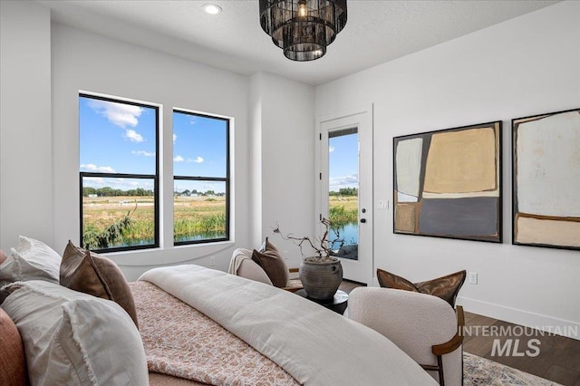 461 Centry Ave, Middleton, ID 83644 - bedroom featuring wood finished floors, recessed lighting, and access to outside