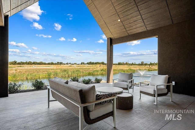 461 Centry Ave, Middleton, ID 83644 - view of patio / terrace featuring a water view