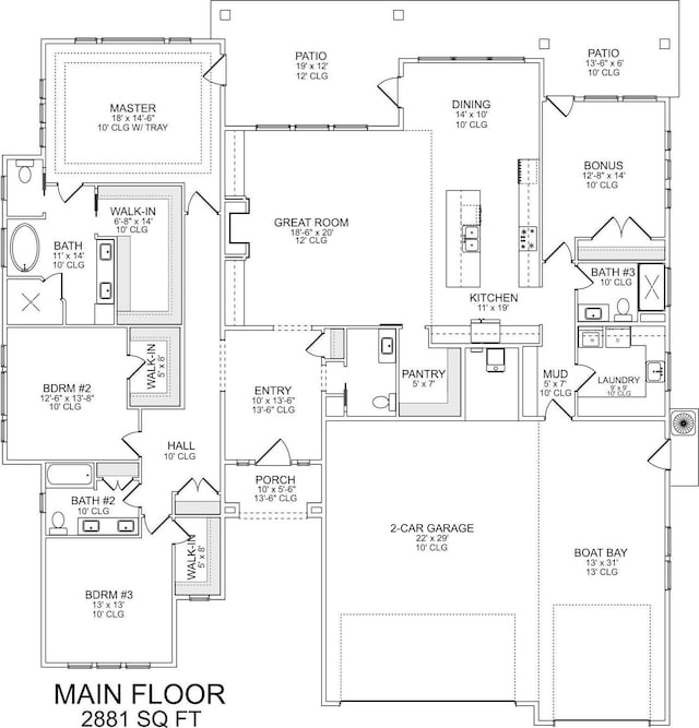 6101 W Estuary St, Eagle, ID 83616 - room layout