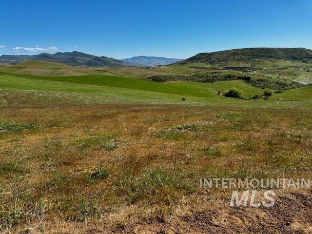 view of mountain background