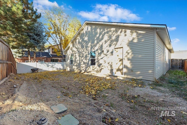 view of rear view of property