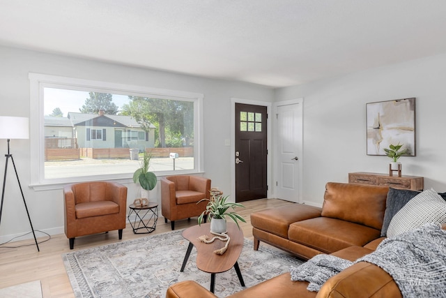 3716 W Palouse St, Boise, ID 83705 - living room with wood finished floors and baseboards