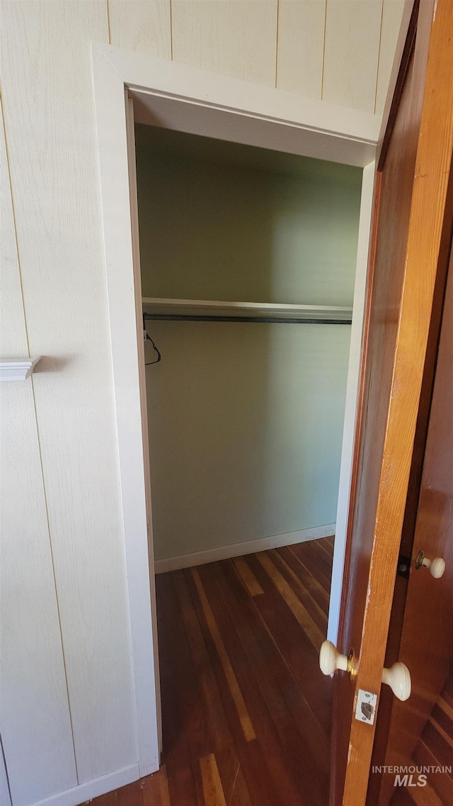 view of closet