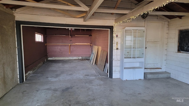 miscellaneous room featuring concrete flooring