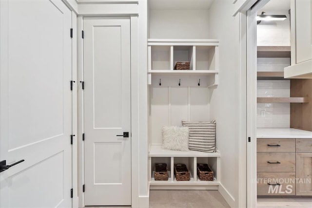 view of mudroom