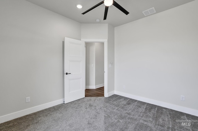 3675 E 3711 N, Kimberly, ID 83341 - unfurnished bedroom with carpet floors, baseboards, and a ceiling fan