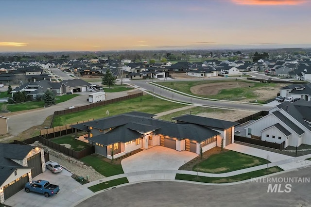 9891 W Napier Ct, Star, ID 83669 - birds eye view of property featuring a residential view