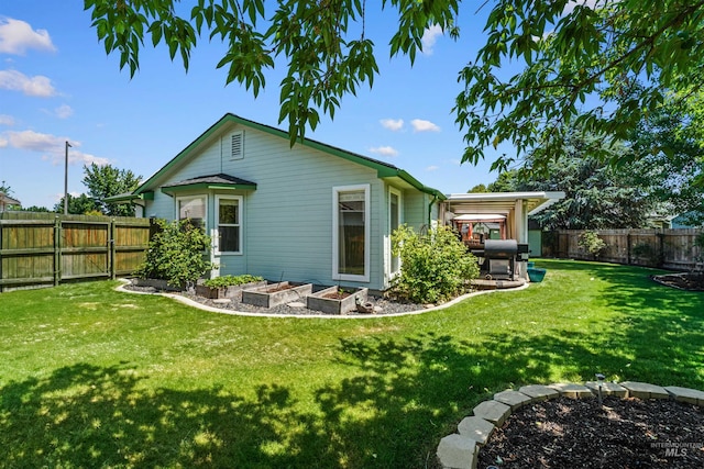 13725 W Fig St, Boise, ID 83713 - back of property featuring a garden