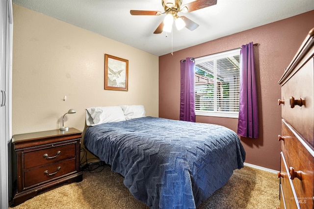 13725 W Fig St, Boise, ID 83713 - bedroom featuring carpet floors, ceiling fan, and baseboards