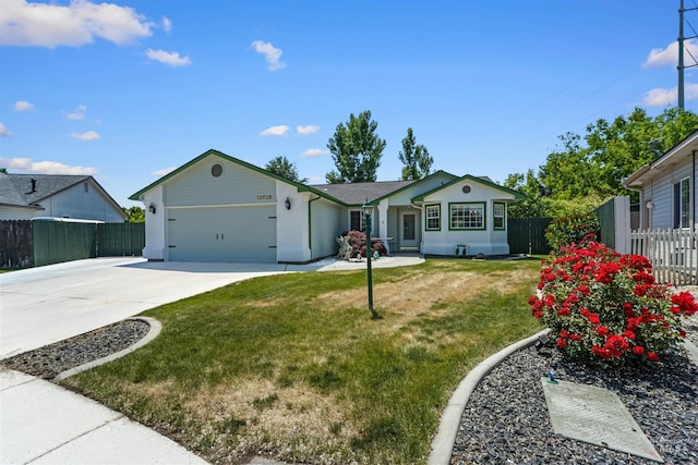 13725 W Fig St, Boise, ID 83713 - ranch-style house featuring an attached garage and driveway
