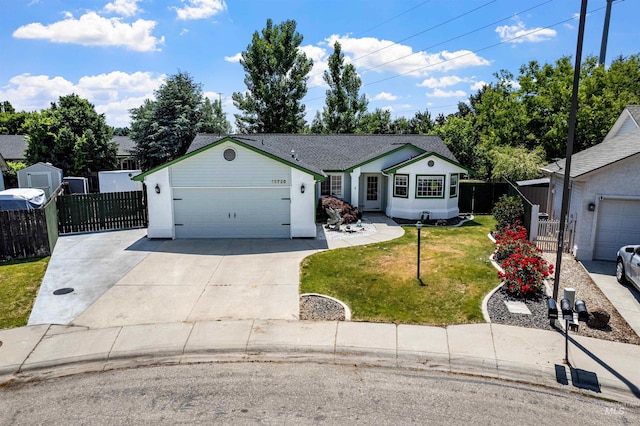 13725 W Fig St, Boise, ID 83713 - ranch-style house featuring driveway and an attached garage