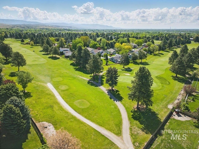 aerial view of a golf club