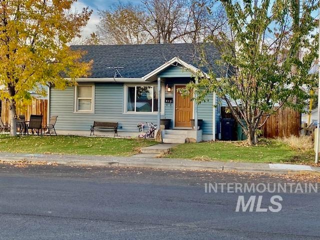 view of bungalow-style home