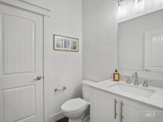 2510 N 24th St, Boise, ID 83702 - bathroom featuring vanity and a textured wall