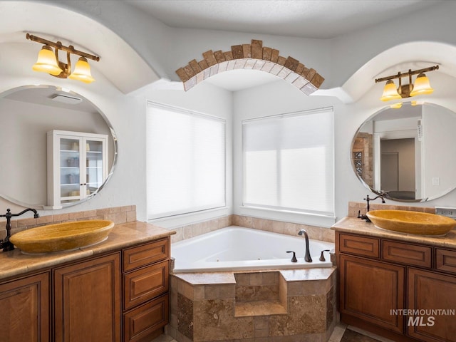 2510 N 24th St, Boise, ID 83702 - bathroom with two vanities and a whirlpool tub