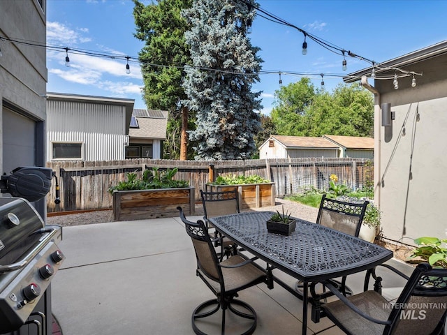 2510 N 24th St, Boise, ID 83702 - fenced backyard with outdoor dining space and a patio area