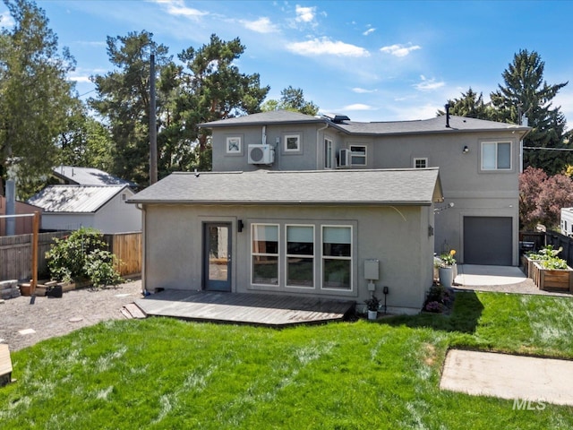 2510 N 24th St, Boise, ID 83702 - rear view of house featuring stucco siding and a deck
