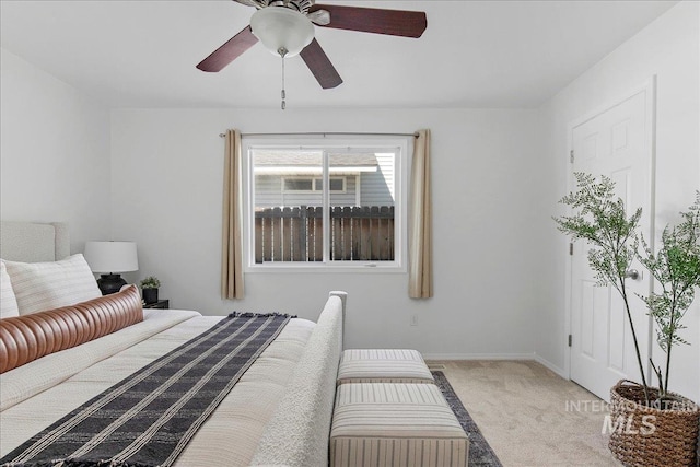 5692 S Flax Pl, Boise, ID 83716 - carpeted bedroom featuring ceiling fan and baseboards