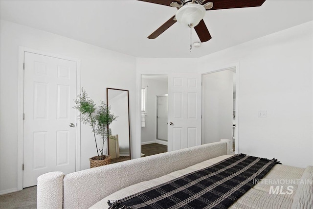 5692 S Flax Pl, Boise, ID 83716 - bedroom with a ceiling fan and baseboards