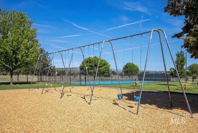 5692 S Flax Pl, Boise, ID 83716 - view of property's community featuring a tennis court