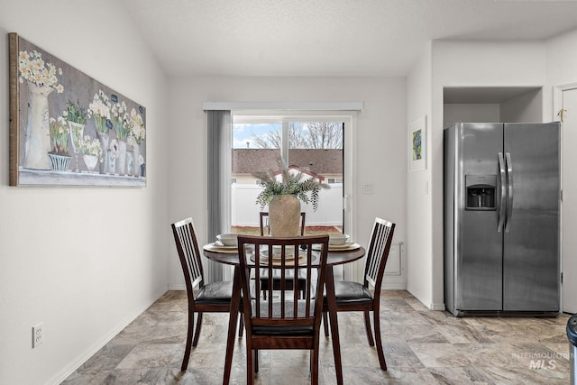 view of dining room