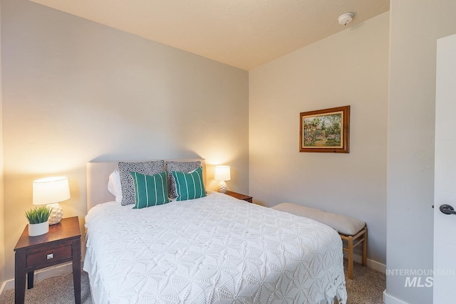 bedroom featuring carpet