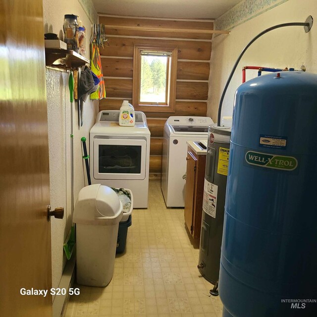 1050 Maxwell Ln, Elk City, ID 83525 - bedroom featuring a textured ceiling, carpet, and rustic walls