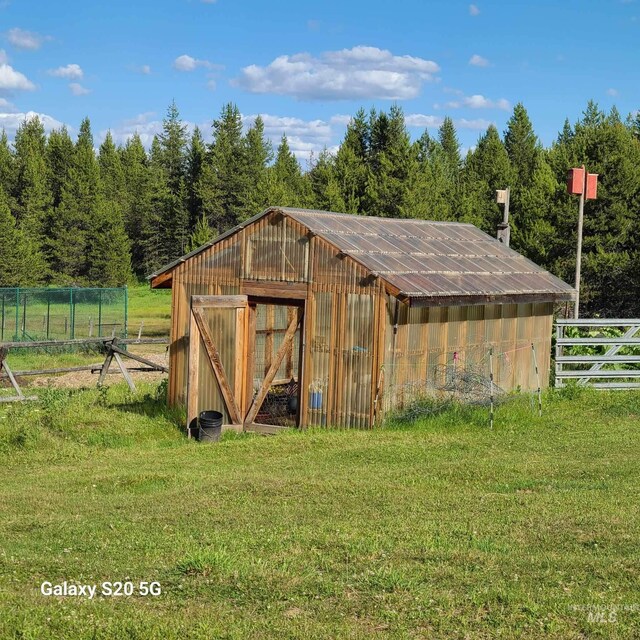 1050 Maxwell Ln, Elk City, ID 83525 - view of greenhouse with a view of trees