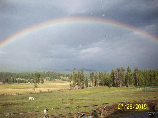1050 Maxwell Ln, Elk City, ID 83525 - view of yard featuring a view of rural / pastoral area and a forest view