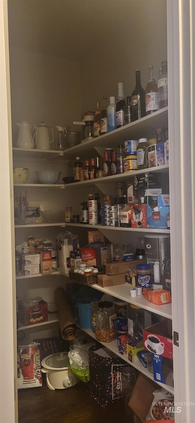 view of pantry