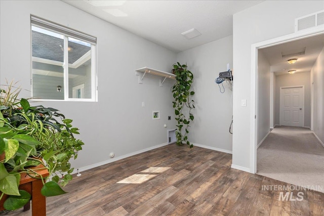 9805 Salmon Ridge Pl, Nampa, ID 83686 - unfurnished room featuring wood finished floors and baseboards