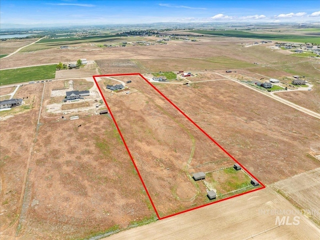 9805 Salmon Ridge Pl, Nampa, ID 83686 - view of rural area featuring property parcel outlined