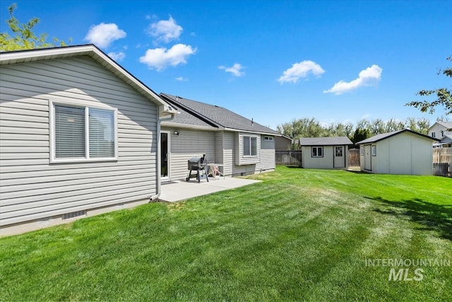 3918 Fallwood Cir, Caldwell, ID 83607 - rear view of property featuring a patio area and crawl space